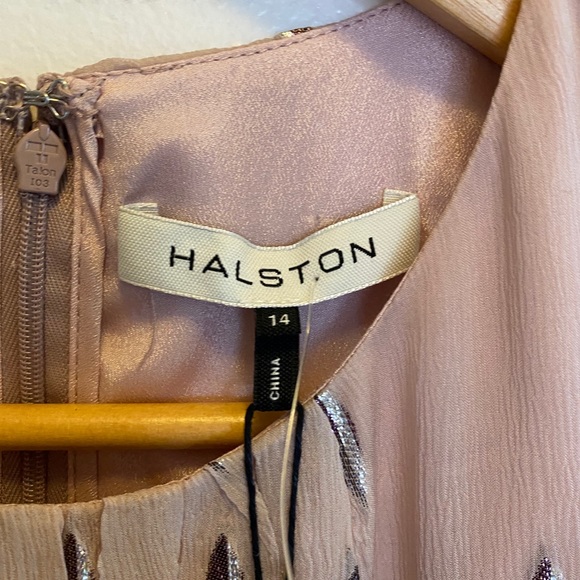 Halston Ruffle Skirt Gown! Stunning! New With Tags - Picture 7 of 15